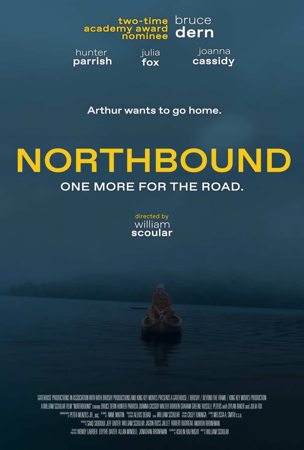 Northbound poster — Canoe (vertical)